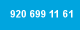 920 699 11 61 920 699 11 61